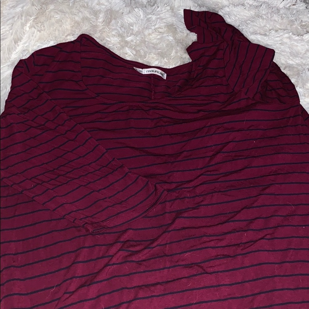 Maurices stripped shirt WITH POCKETS
